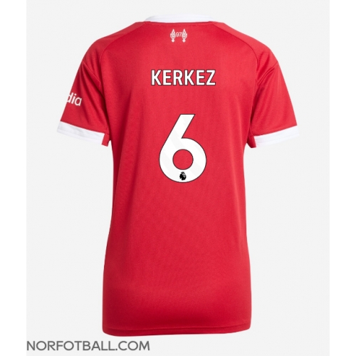 Billige Fotballdrakt Liverpool Milos Kerkez #6 Replika Hjemmedrakt Dame 2025-26 Kortermet Billige Fotballdrakt Liverpool Milos Kerkez #6 Replika Hjemmedrakt Dame 2025-26 Kortermet